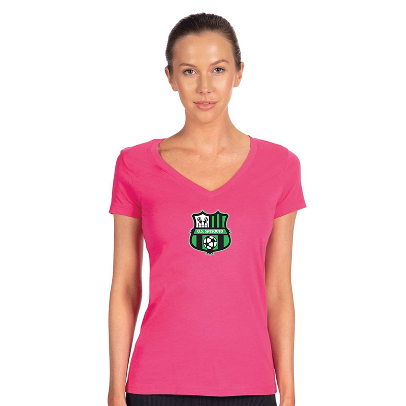 Women's U.S. Sassuolo Soccer Next Level V-Neck T-Shirt